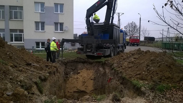 Zbiornik z betonu w przedsiębiorstwie Susz